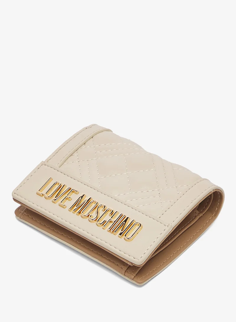 Love Moschino Quilted PU Wallet